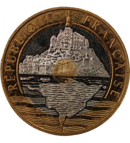 MONT SAINT MICHEL - 20 FRANCS OR 1996 "Frappe BE"