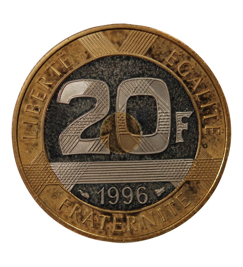 MONT SAINT MICHEL - 20 FRANCS OR 1996 "Frappe BE"