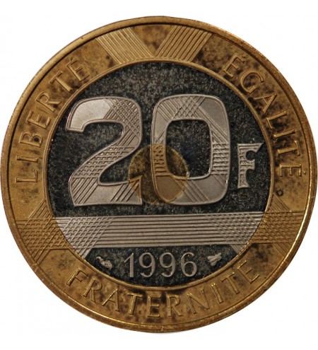 MONT SAINT MICHEL - 20 FRANCS OR 1996 "Frappe BE"