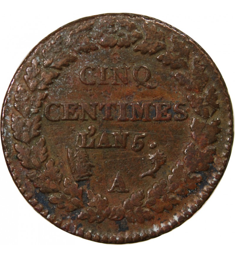DUPRÉ - 5 CENTIMES AN 5 A PARIS
