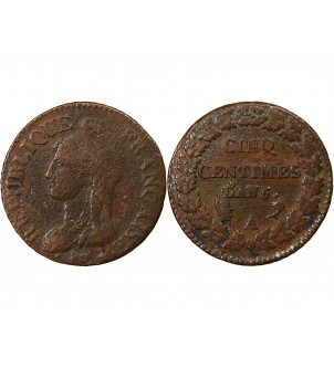 DUPRÉ - 5 CENTIMES AN 5 A PARIS 2