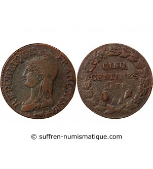 DUPRÉ - 5 CENTIMES AN 8 AA METZ