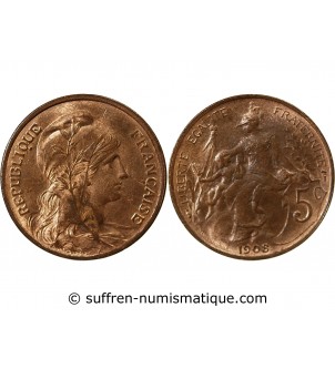DUPUIS - 5 CENTIMES 1908