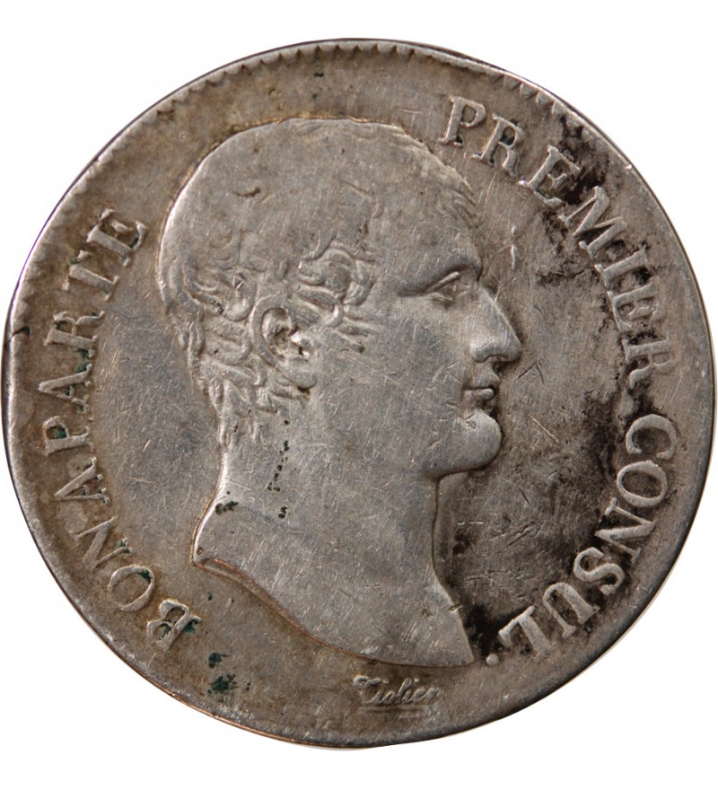 BONAPARTE Ier CONSUL﻿ - 5 FRANCS ARGENT AN XI Q PERPIGNAN