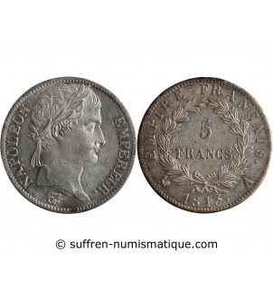 France 5 Francs Napoléon I  1813 A Paris