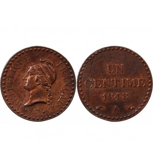 DUPRE - 1 CENTIME 1848 A PARIS 2