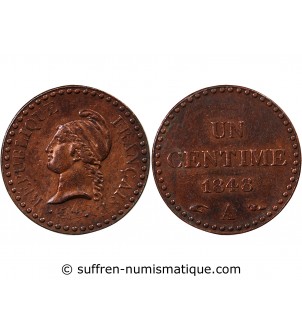 DUPRE - 1 CENTIME 1848 A PARIS