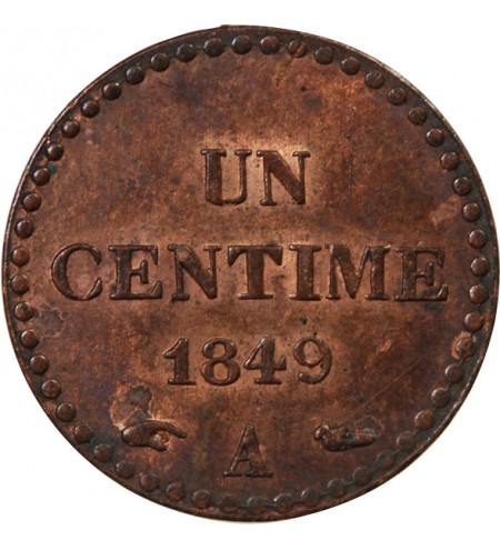DUPRÉ - 1 CENTIME 1849 A PARIS