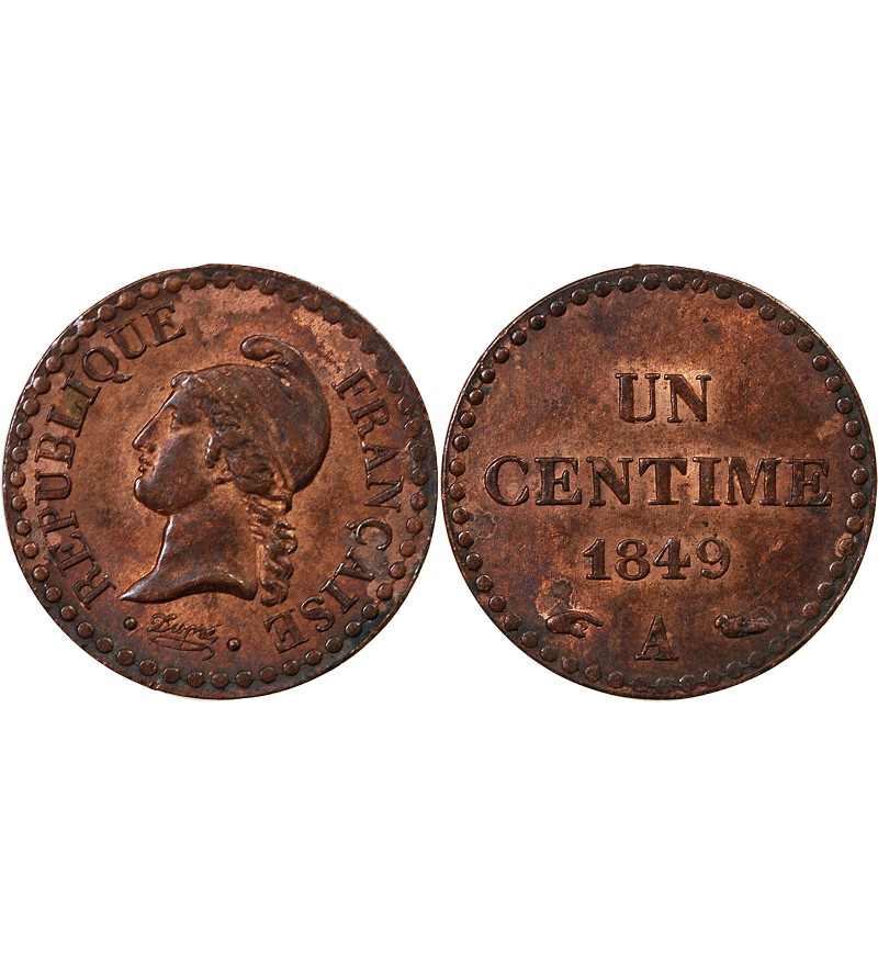 DUPRÉ - 1 CENTIME 1849 A PARIS