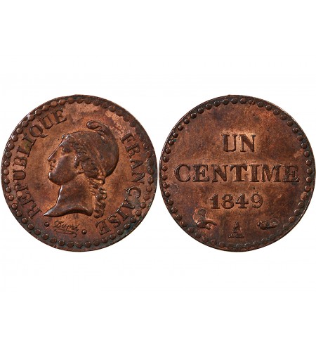 DUPRÉ - 1 CENTIME 1849 A PARIS