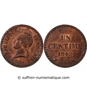 DUPRÉ - 1 CENTIME 1849 A PARIS