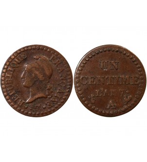 DUPRÉ - 1 CENTIME AN 7 A PARIS 2