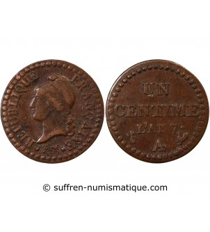 DUPRÉ - 1 CENTIME AN 7 A PARIS