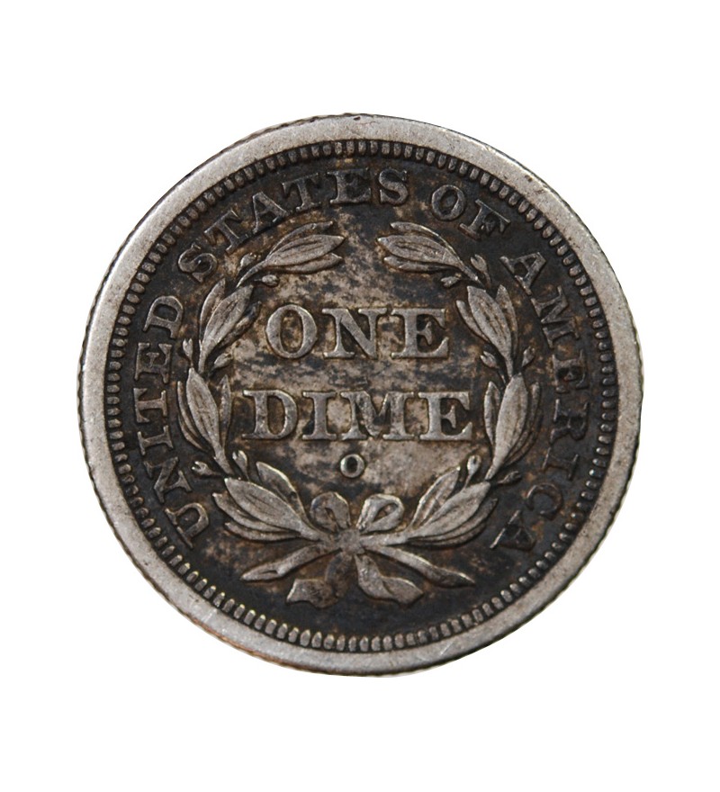 USA - 10 CENTS ARGENT "Seated Liberty Dime" 1841 O NOUVELLE-ORLEANS