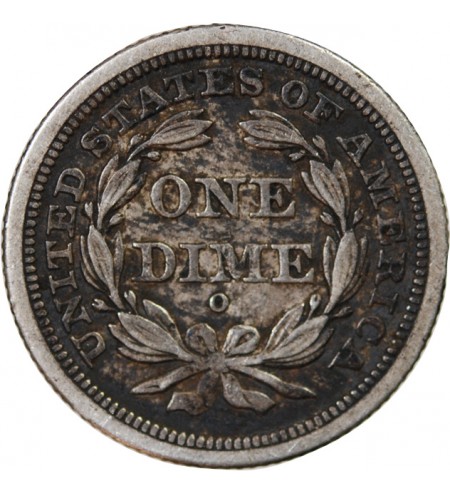 USA - 10 CENTS ARGENT "Seated Liberty Dime" 1841 O NOUVELLE-ORLEANS