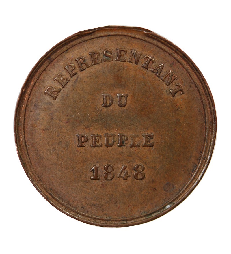 LOUIS-NAPOLEON BONAPARTE, REPRESENTANT DU PEUPLE - MEDAILLE 1848