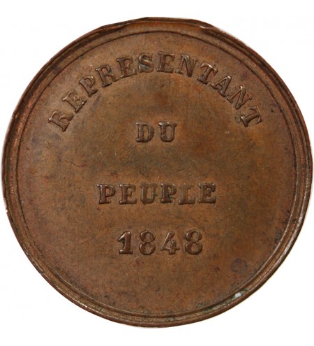 LOUIS-NAPOLEON BONAPARTE, REPRESENTANT DU PEUPLE - MEDAILLE 1848