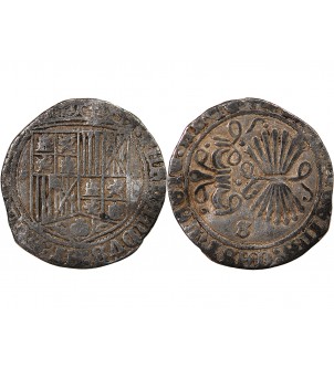 ESPAGNE, FERDINAND II ET ISABELLE - REAL ARGENT 1497 / 1566 SEVILLE 2
