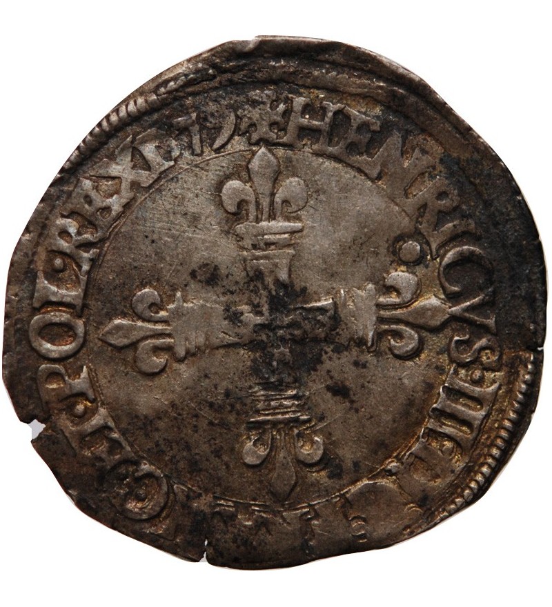 HENRI III - 1/8 ECU 1579 T NANTES