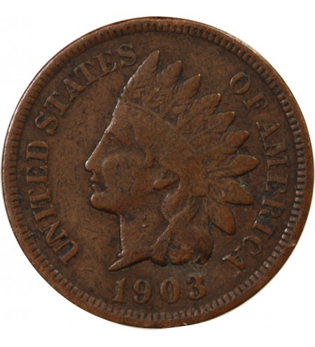 USA - 1 CENT "Indian Head" 1903 PHILADELPHIE