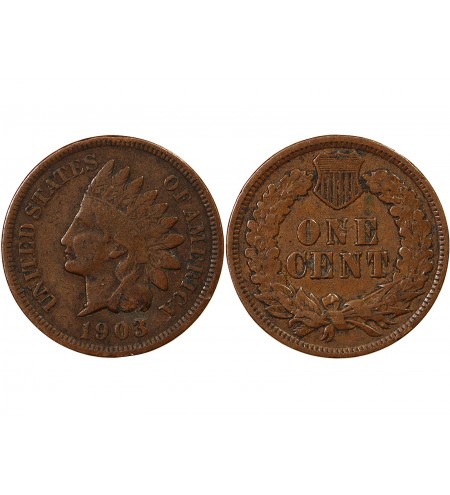 USA - 1 CENT "Indian Head" 1903 PHILADELPHIE