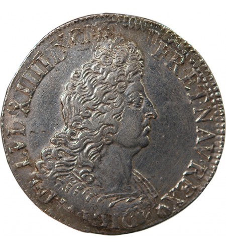 LOUIS XIV﻿ - ECU ARGENT AUX INSIGNES 170? A PARIS - Réformation
