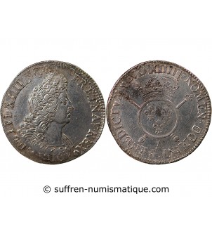 LOUIS XIV﻿ - ECU ARGENT AUX INSIGNES 170? A PARIS - Réformation