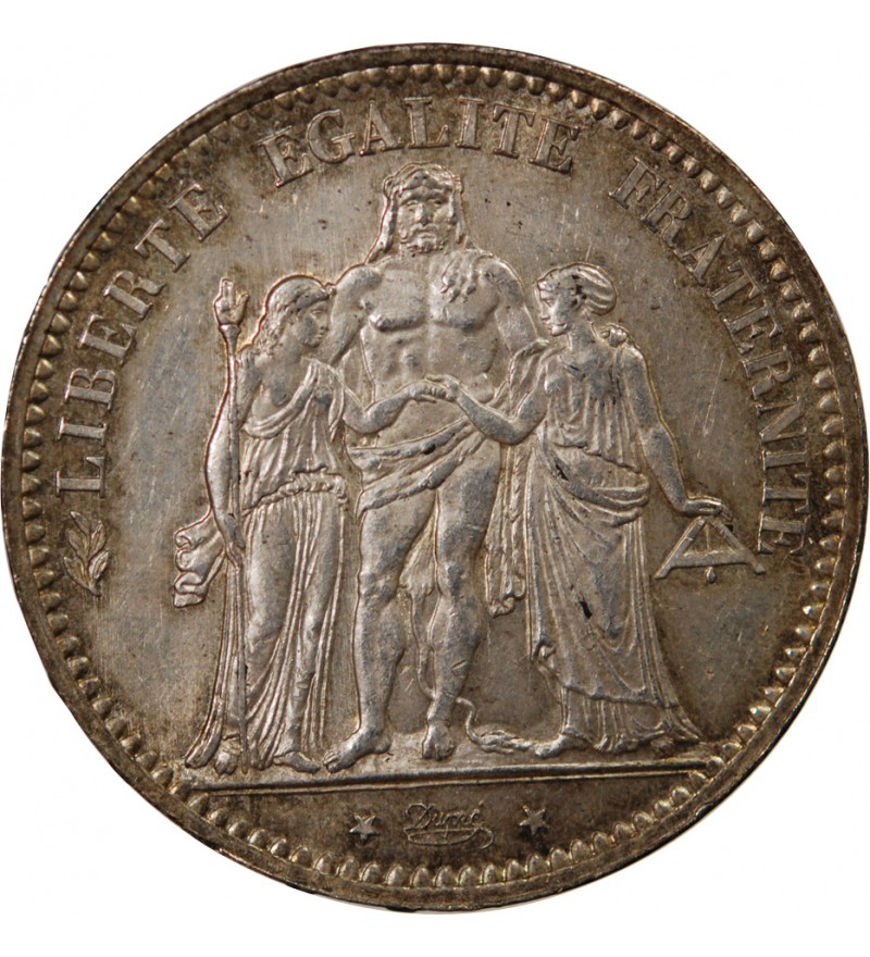 HERCULE - 5 FRANCS ARGENT 1873 A PARIS﻿