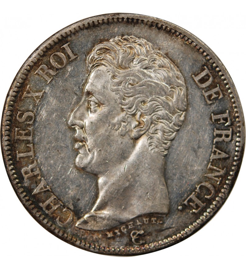 CHARLES X - 5 FRANCS ARGENT 1826 A PARIS