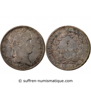 NAPOLEON Ier﻿ - 5 FRANCS 1811 B ROUEN