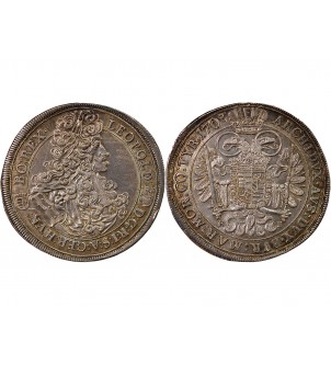 HONGRIE, LEOPOLD Ier - THALER ARGENT 1703 KN KREMNITZ 2