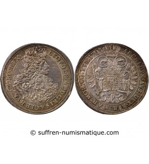 HONGRIE, LEOPOLD Ier - THALER ARGENT 1703 KN KREMNITZ