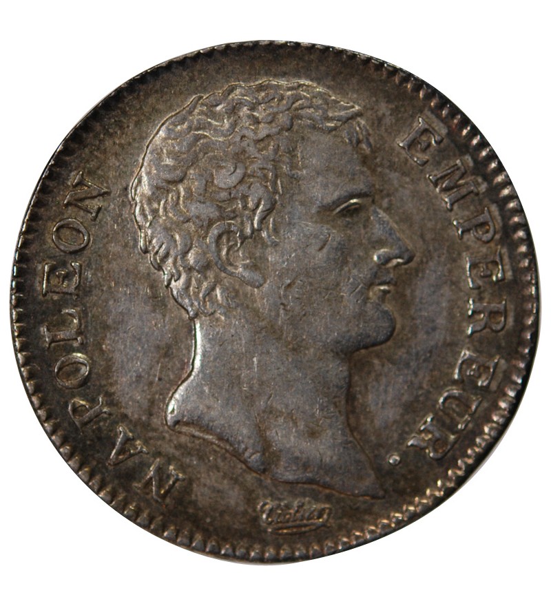 NAPOLEON Ier - 1 FRANC ARGENT 1806 L BAYONNE
