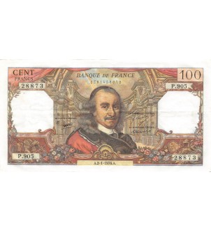 FRANCE, CORNEILLE - 100 FRANCS 02/01/1976 - SÉRIE P.905 - TTB+ 2