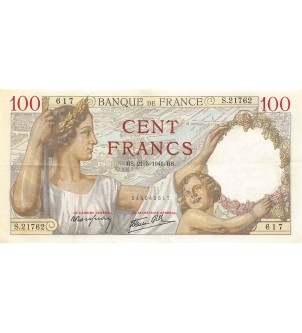 FRANCE, SULLY - 100 FRANCS 21/05/1941 - TTB+ 2