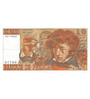 FRANCE, BERLIOZ - 10 FRANCS 06/03/1975 - SÉRIE G.169 - TTB+