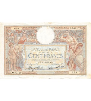 FRANCE, LUC-OLIVIER MERSON - 100 FRANCS 02/01/1936 - TTB 2