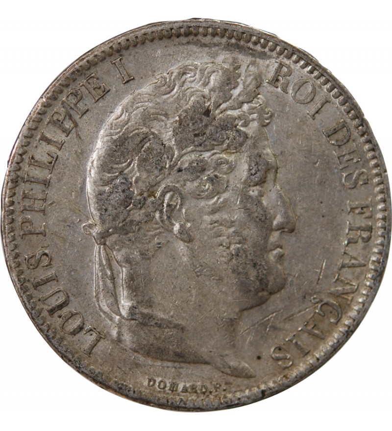 LOUIS PHILIPPE - 5 FRANCS 1831 W LILLE "Tranche en Relief"