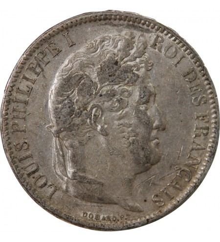 LOUIS PHILIPPE - 5 FRANCS 1831 W LILLE "Tranche en Relief"