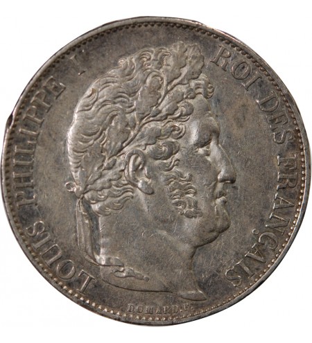 LOUIS PHILIPPE﻿ - 5 FRANCS ARGENT 1848 A PARIS