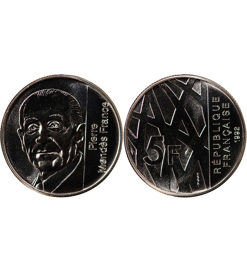PIERRE MENDES-FRANCE - ESSAI DE 5 FRANCS 1992