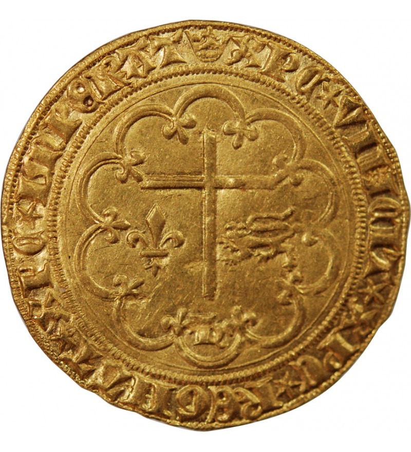 HENRI VI DE LANCASTRE - SALUT D'OR 1423-1436 PARIS