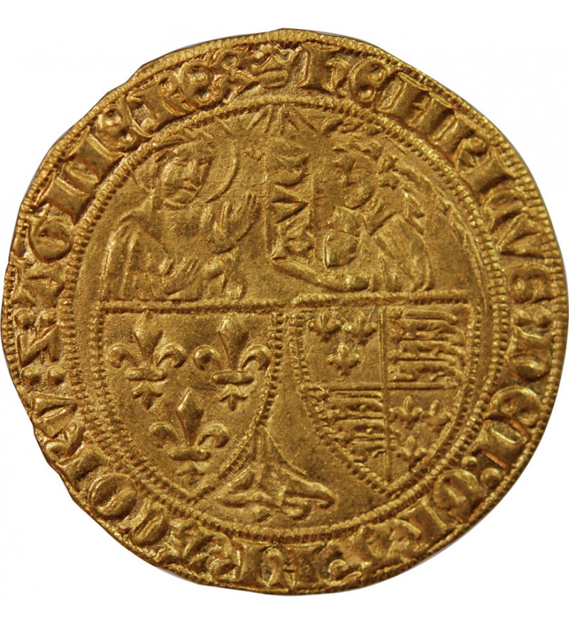 HENRI VI DE LANCASTRE - SALUT D'OR 1423-1436 PARIS