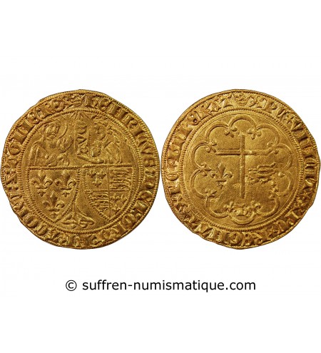 HENRI VI DE LANCASTRE - SALUT D'OR 1423-1436 PARIS