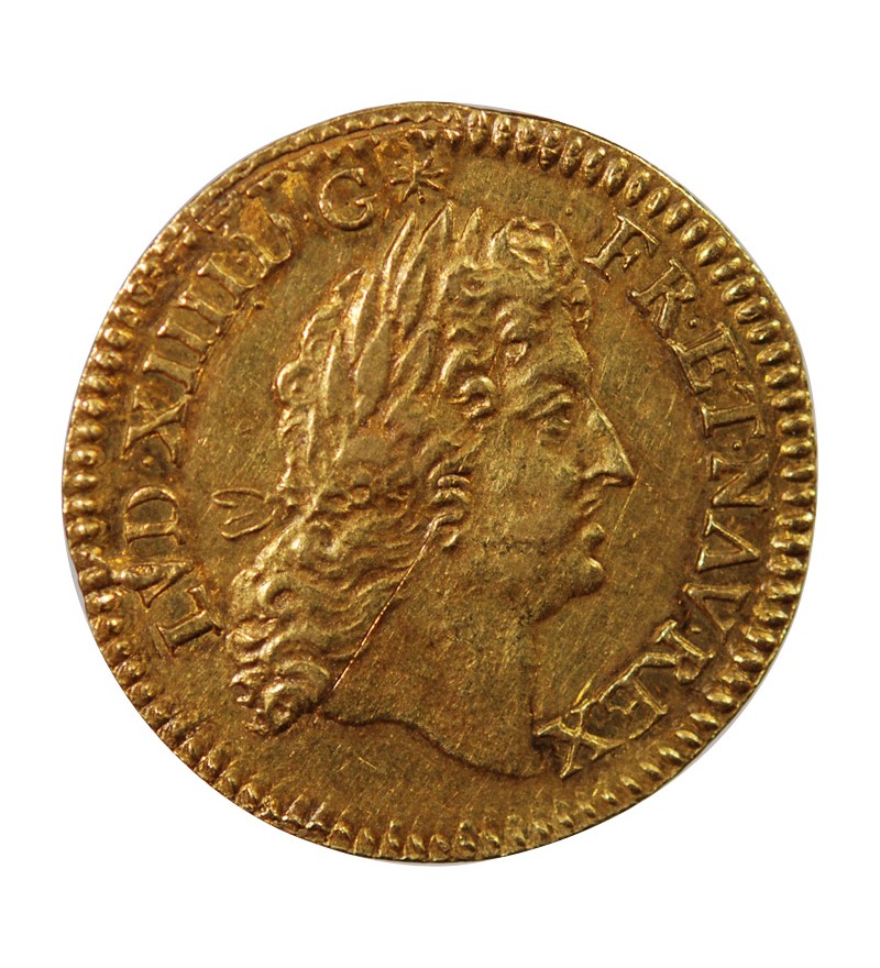 LOUIS XIV - 1/2 LOUIS D'OR A l'ECU 1690 A PARIS