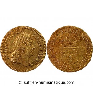 LOUIS XIV - 1/2 LOUIS D'OR A l'ECU 1690 A PARIS