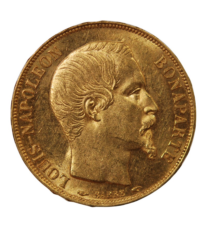 LOUIS-NAPOLEON BONAPARTE - 20 FRANCS OR 1852 A