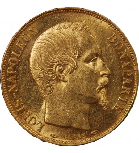 LOUIS-NAPOLEON BONAPARTE - 20 FRANCS OR 1852 A