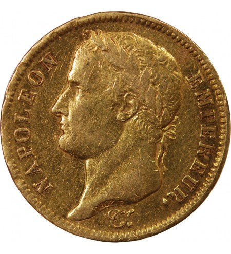 NAPOLEON Ier - 40 FRANCS OR 1809 A PARIS