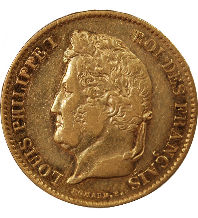 LOUIS PHILIPPE﻿ - 40 FRANCS OR 1837 A PARIS﻿